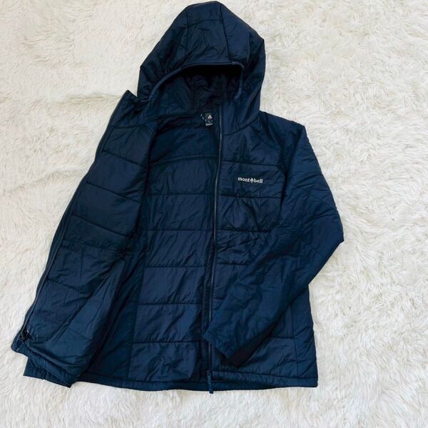 モンベル U.L.サーマラップパーカ Women's XL スタッフバッグなし 1101597 ネイビー