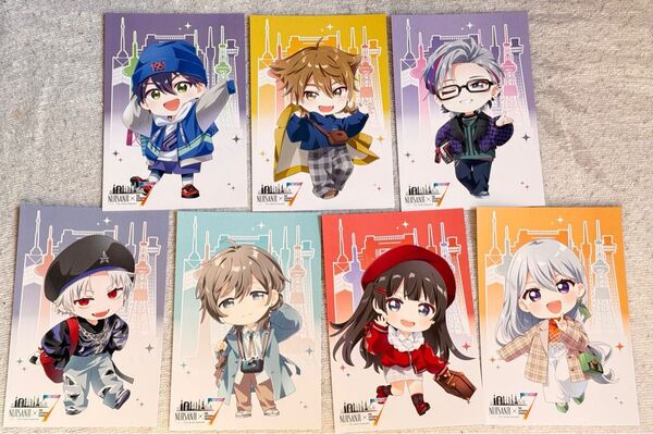 にじ7大タワー 購入特典ポスカ7枚全種 (葛葉叶不破剣持伏見月ノ樋口)