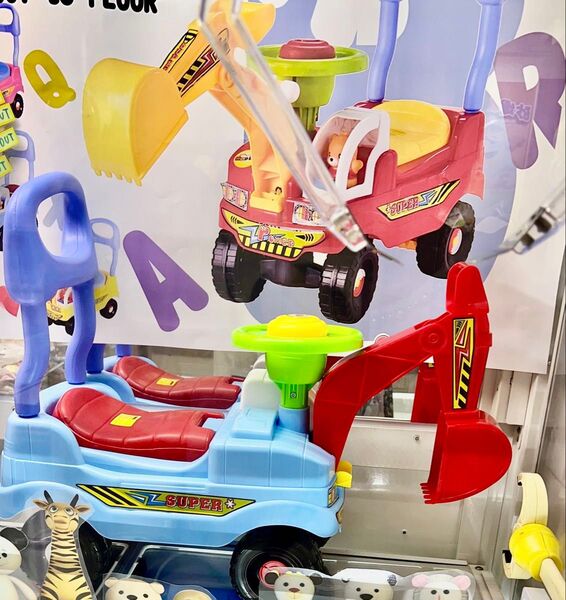 子供用 足こぎ 乗り物 乗用ショベルカー 足蹴り車