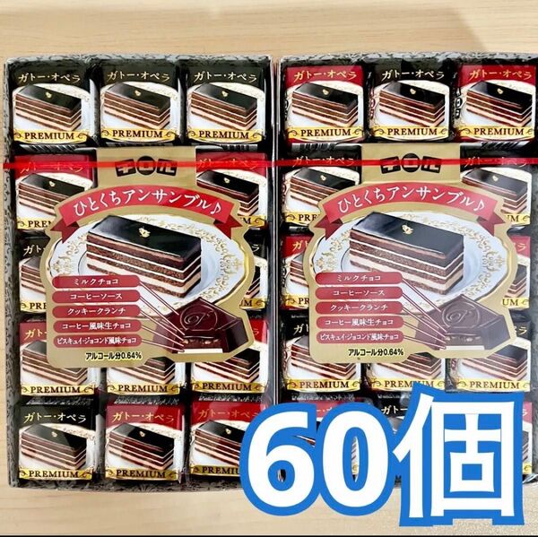 定価3000円 プレミアム チロルチョコ〈ガトー・オペラ〉2箱 60個