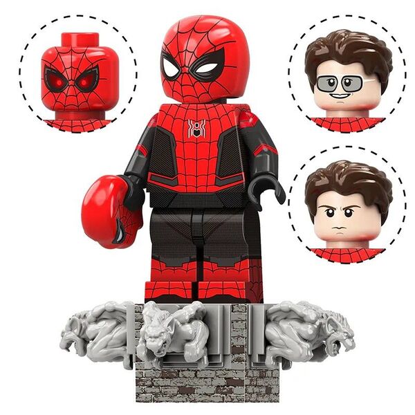 レゴ互換 ミニフィグ スパイダーマン アップグレードスーツ