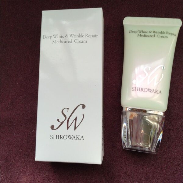SHIROWAKA Deep White & Wrinkle Repair Cream 未使用