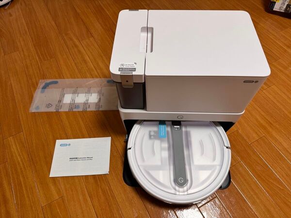 ロボット掃除機、自動収集、水拭き、温風乾燥、全部盛り!yeedi cube by ECOVACS ホワイト