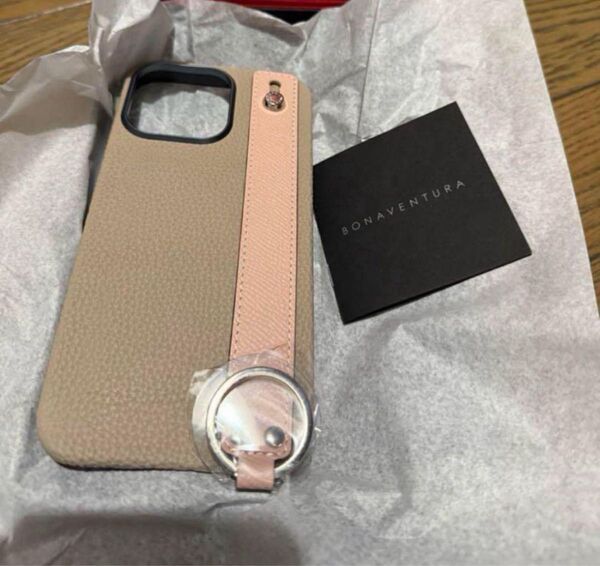 BONAVENTURA ベージュ ピンク iPhone 16 Pro Max ケース
