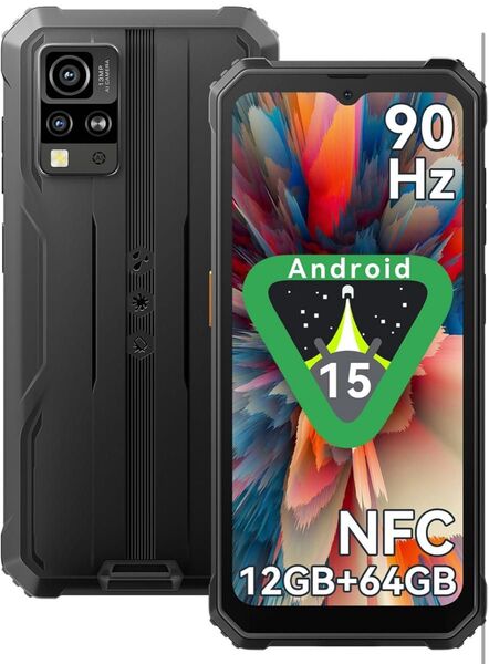 Blackview BV4800SE タフネススマホ Android15 12GB RAM 64GB ROM 2TB拡張可能