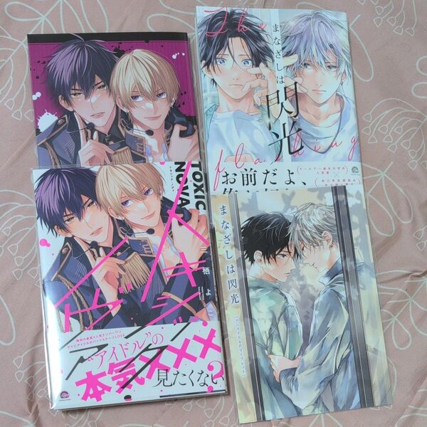 BL 新刊 コミック まなざしは閃光/トキシック・ノヴァ 特典 アニメイト 小冊子