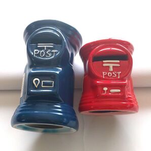 郵便ポスト型貯金箱 2個セット