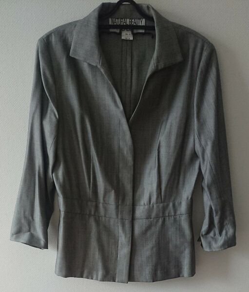 NATURAL BEAUTY BASIC ジャケット グレー Mサイズ