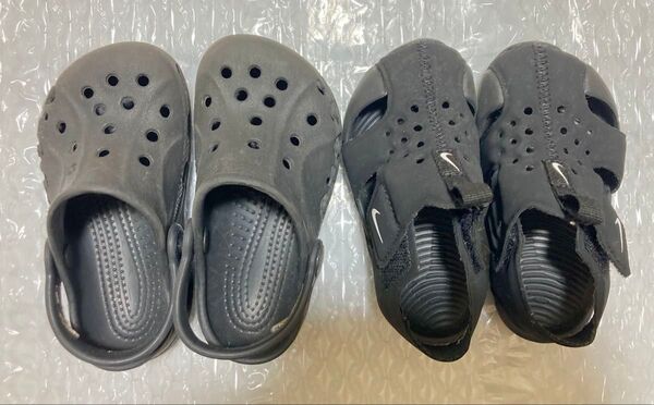 ナイキ+クロックス ベビーサンダル 12〜13cm NIKE crocs