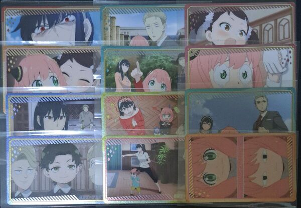 SPY×FAMILY スパイファミリー DAISO メタルカード メタカ アーニャ ロイド ヨル ベッキー ダミアン ユーリ