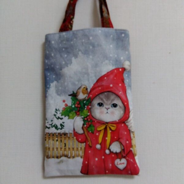 コヤンイサムチョン ルミちゃんクリスマスミニトートバッグ ハンドメイド