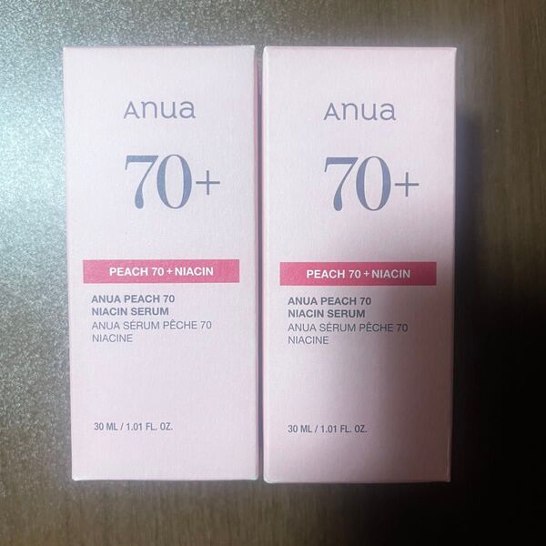 【未開封】Anua アヌア 桃70ナイアシン セラム 美容液 30mL×2本 ピーチ