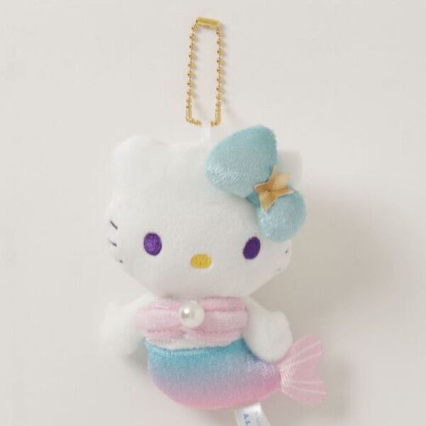 【 未使用 】 sanrio マーメイド ハローキティ マスコット キーホルダー NJI kitty MC mermaid