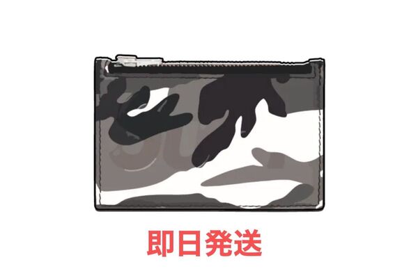 Supreme Leather Chain Wallet "Snow Camo"