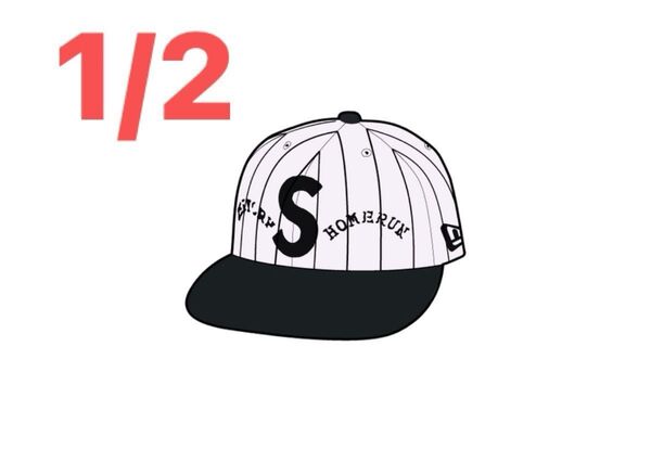 Supreme x Homerun S Logo New Era "Stripe"