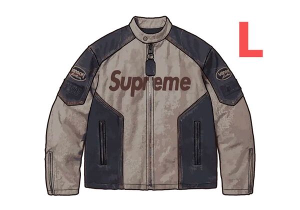 Supreme x Vanson Leathers Cordura Cotton Jacket "Denim"