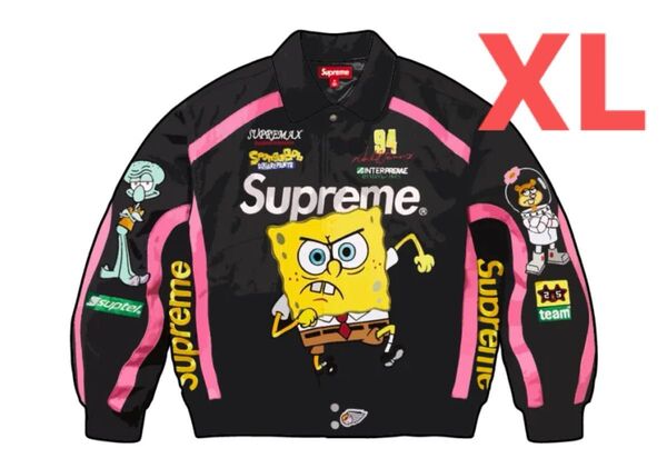 Supreme x SpongeBob SquarePants Jeff Hamilton Racing Jacket