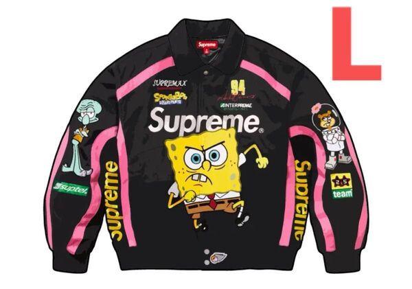 Supreme x SpongeBob SquarePants Jeff Hamilton Racing Jacket