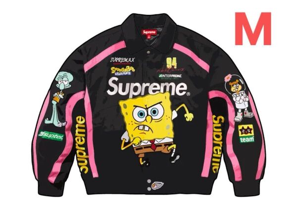 Supreme x SpongeBob SquarePants Jeff Hamilton Racing Jacket