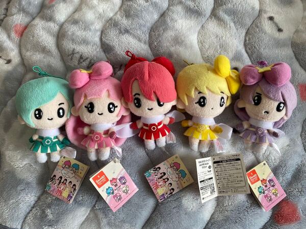 ももクロ サンリオコラボ ぬいぐるみ 5人セット プライズ