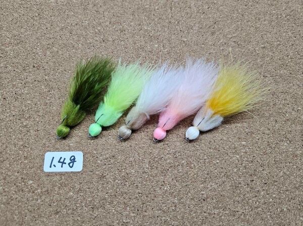 1.4g 五個セット NEWロングフェザー