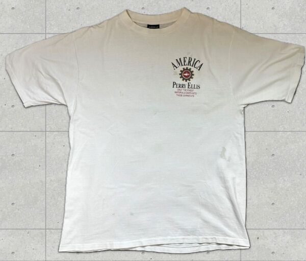 【90s USA製】Perry Ellis AMERICAヴィンテージTシャツ