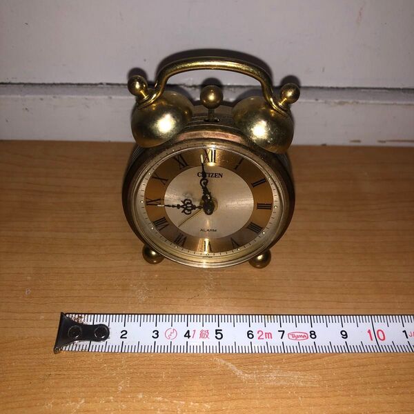 GYP0509 CITIZEN シチズン 手巻き目覚まし時計 ツインベルG