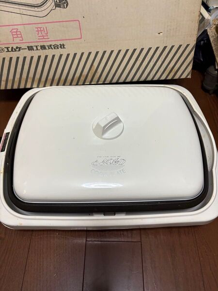 GYP0529 エムケー 電気卓上焼器 クックプレート 角形 EC-202F