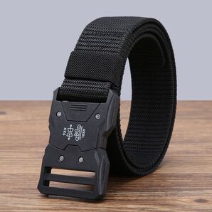 タクティカルベルト ブラック ワンタッチベルト 作業着 釣り キャンプ