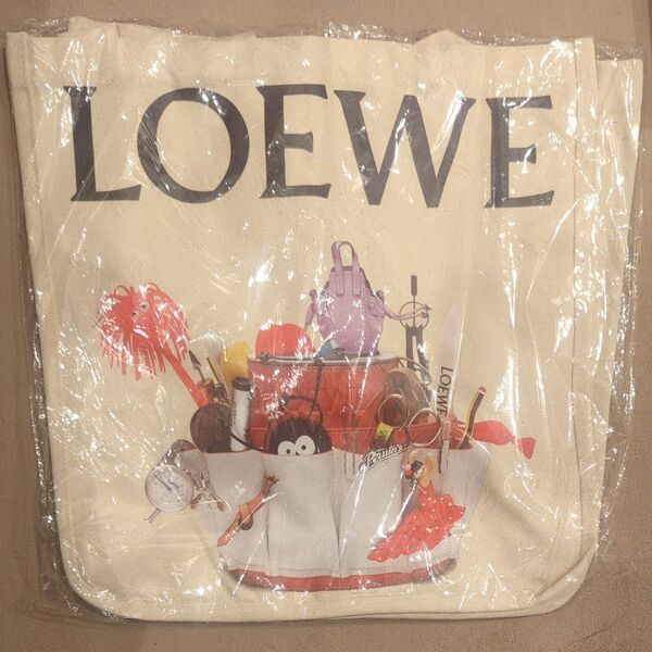 【人気デザイン】LOEWE World Craft展 ノベルティトートバッグ
