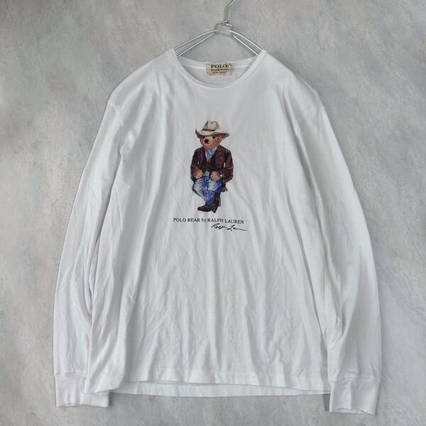 ポロベア ラルフローレン Lサイズ DENIMU&SUPPLY ロンT 長袖 RALPH LAUREN