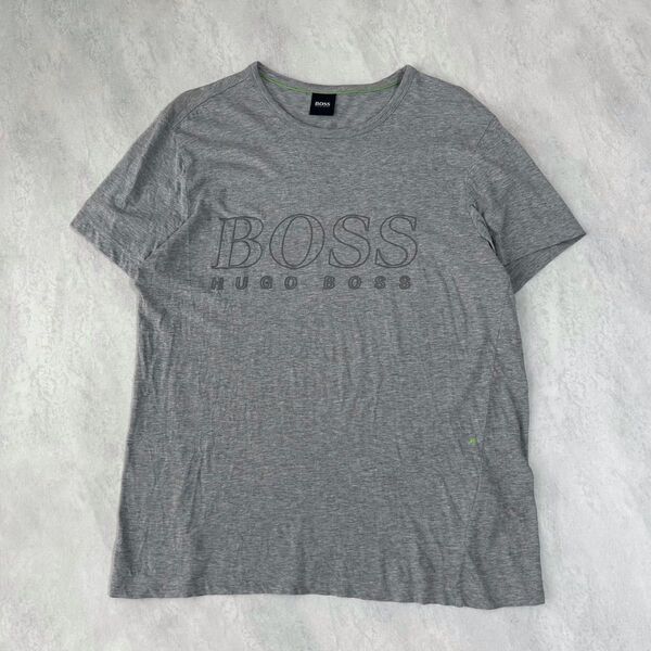 HUGO BOSS ヒューゴボス ロゴT 半袖Tシャツ グレー Sサイズ