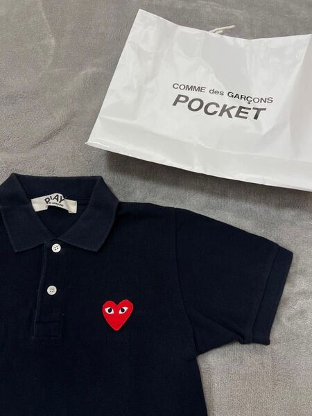 【人気】【正規品】PLAY COMME des GARCONS 半袖 ポロシャツ ポロシャツ コムデギャルソン