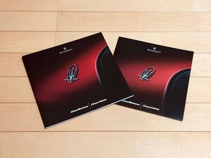 ***[ new goods ] MASERATI Maserati Glantz lizmo/ gran cabrio ** Japanese edition thickness . catalog set 2018 year of model ***