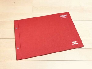 ***[ free shipping ][ new goods ]ASTON MARTIN Aston Martin V12 zagato ** high class cloth made hard cover super-large size thickness . catalog 2012 year issue ***