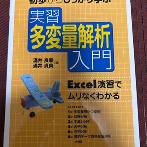 実習 多変量解析入門 Excel演習でムリなくわかる