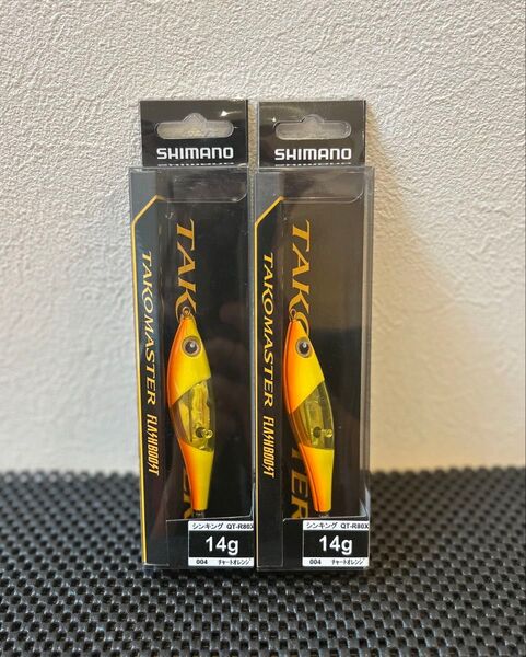 シマノ タコマスタースッテM フラッシュブースト 2個セット チャートオレンジ