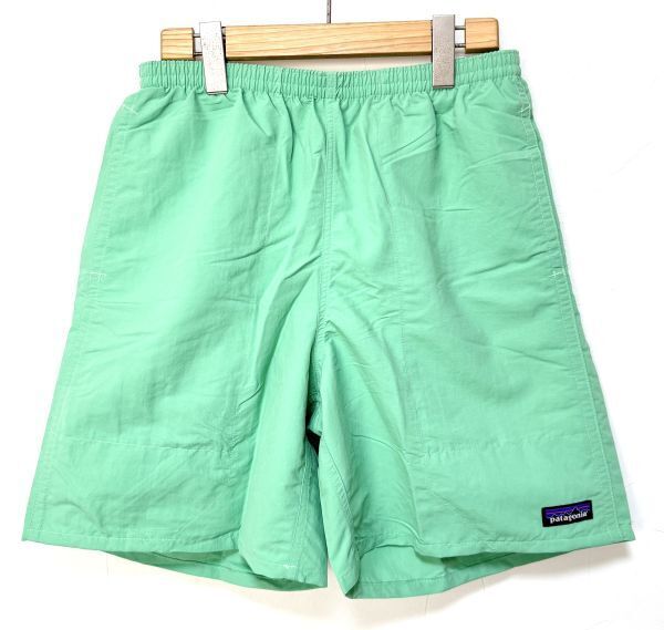 パタゴニア メンズ Lサイズ バギーズ ロング 7インチ ショートパンツ patagonia AOG アロエグリーン 58035