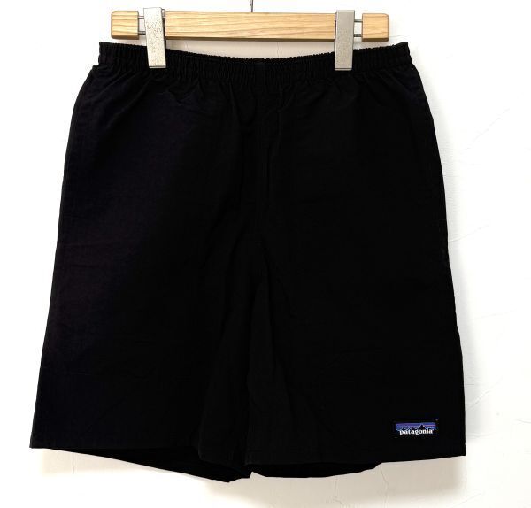 パタゴニア メンズ Lサイズ バギーズ ロング 7インチ ショートパンツ patagonia BOB ブラック 58035