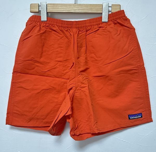 パタゴニア メンズ Sサイズ バギーズ ショーツ 5インチ ショートパンツ patagonia PLNO オレンジ 57022