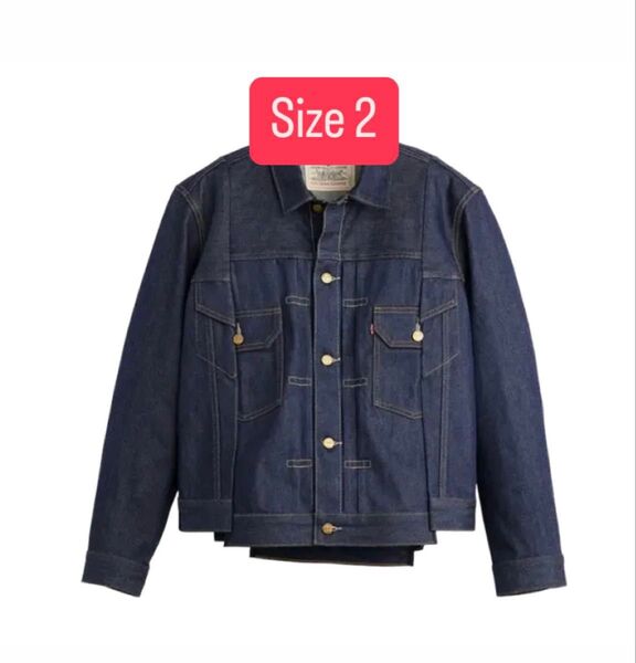 sacai x LEVI'S Men's Denim Jacket "Indigo"