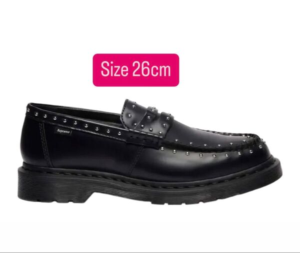 Supreme × Dr.Martens Studded Penton Loafer "Black" 25SS Week 13