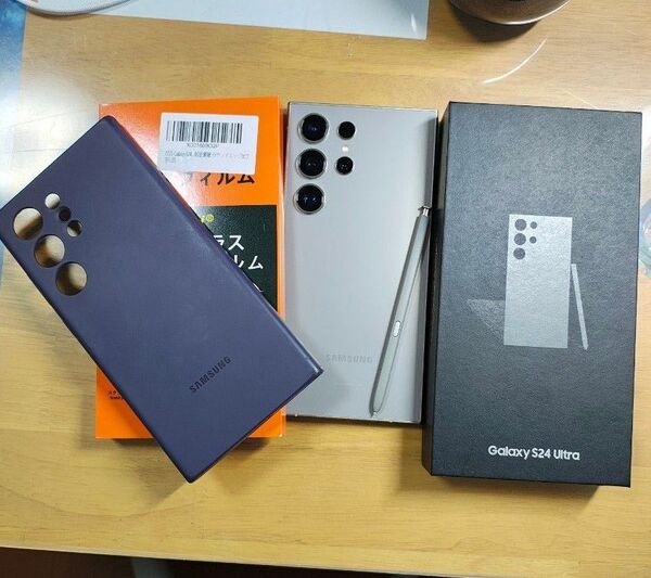 Galaxy S24 ultra チタニウム グレー おまけケース付き