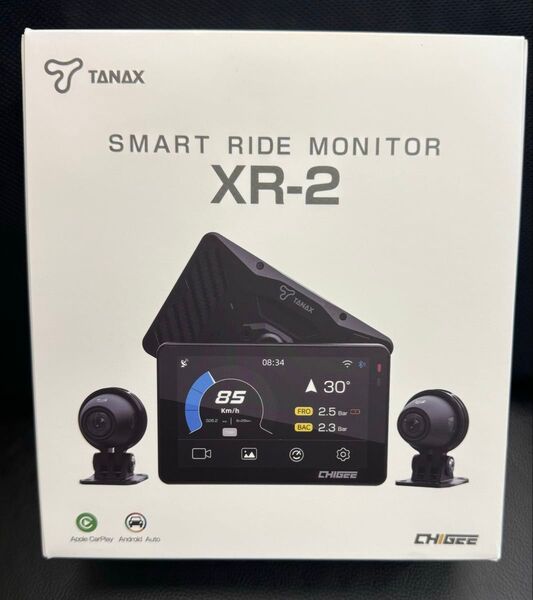 タナックス TANAX SRS-019 スマートライドモニター XR-2 二輪用ドライブレコーダー 前後カメラ