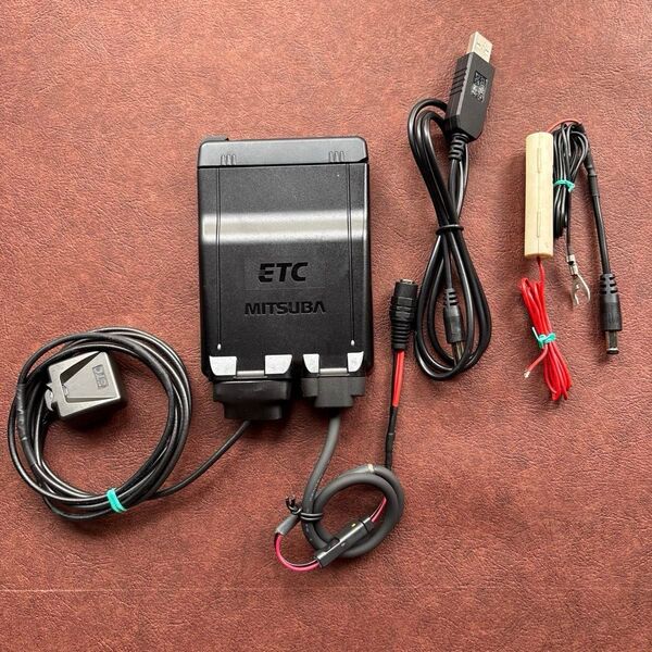 2輪ETC ミツバ BE-51 USB・バッテリーダブル電源仕様 要セットアップ 421-280