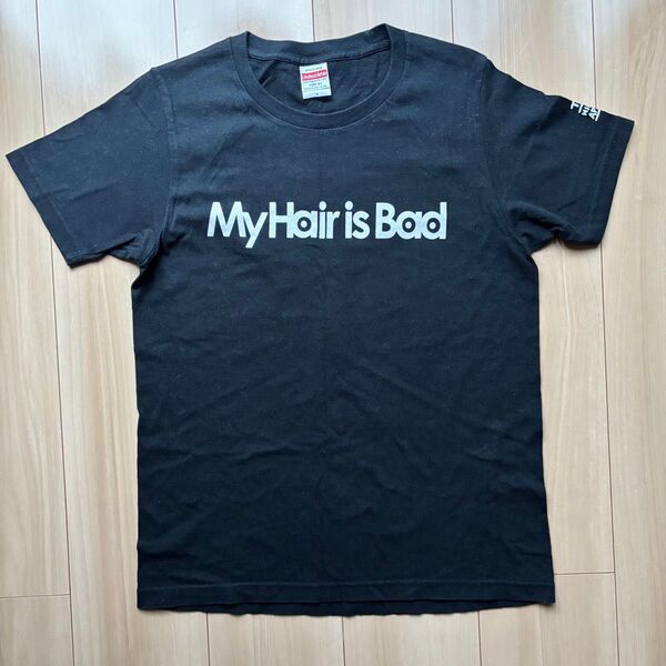 【Sサイズ】My Hair is Bad Tシャツ 黒