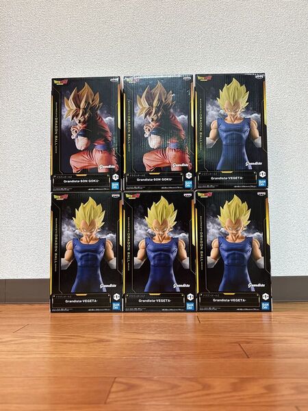 ドラゴンボールZ フィギュア Grandista 孫悟空 ベジータ グランディスタ 6個