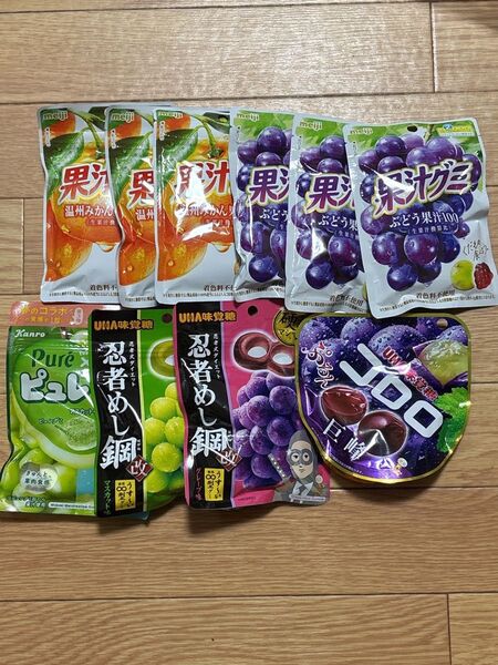 忍者めし鋼改 果汁グミ コロロ ピュレマロ グミまとめ売り UHA味覚糖