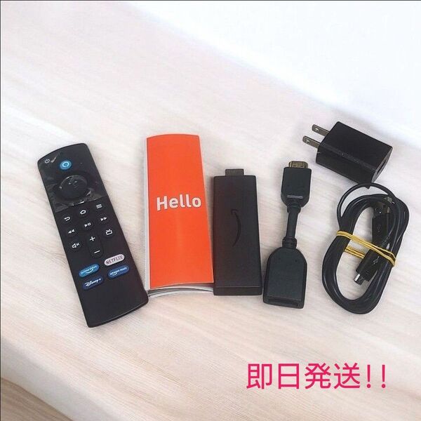 Fire TV Stick (3rd Gen) 音声認識リモコン(新品)付属