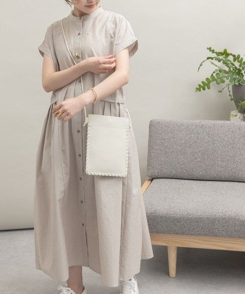【美品】URBAN RESEARCH ウエストタックシャツワンピース